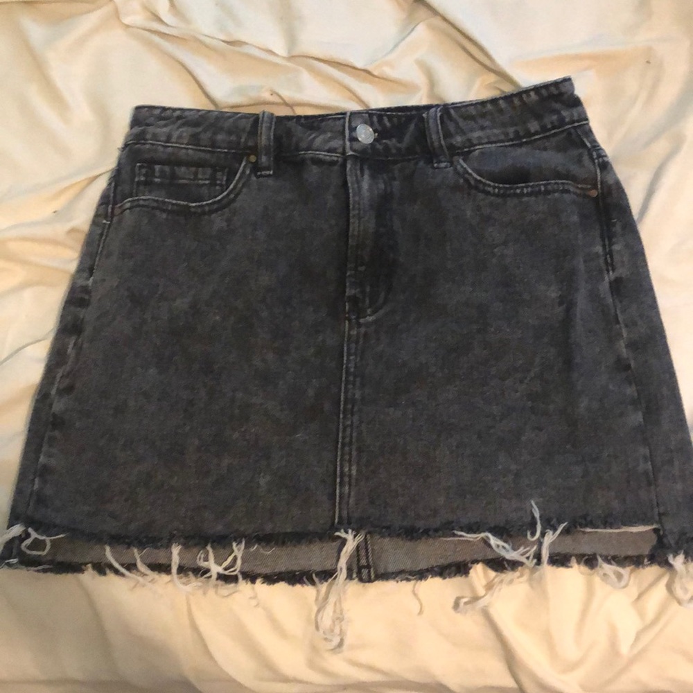Black jean skirt from PacSun